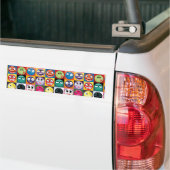 Pop Art Emojis Autoaufkleber (Auf Lkw)