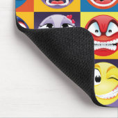 Pop Art Emojis Mousepad (Ecke)
