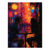 Pop Art: Encuentro Romántico Nocturno Fotodruck (Vorne)
