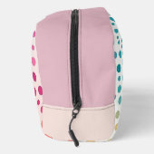 Pop-Art-Energie-Punkte Farbiger Gradient Waschbeutel (Rechts)