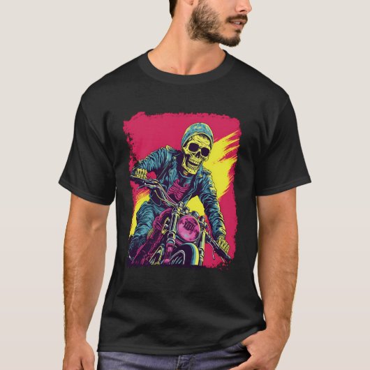 Pop Art Esqueleto Skeleton T-Shirt (Vorderseite)