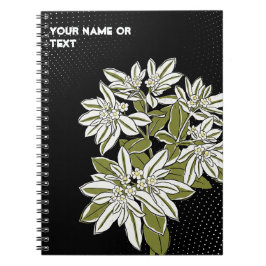 Pop Art Euphorbia 'Schnee-am-Berg-Paradoxon' Notizblock
