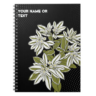 Pop Art Euphorbia 'Schnee-am-Berg-Paradoxon' Notizblock
