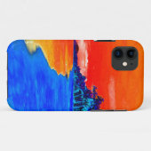 Pop Art Exotic Beach Palmen Case-Mate iPhone Hülle (Rückseite (Horizontal))