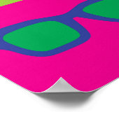 Pop Art Eyeglasses Poster (Ecke)