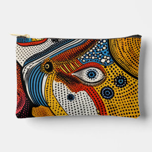 Pop-Art-Farbsplash Zubehörtasche