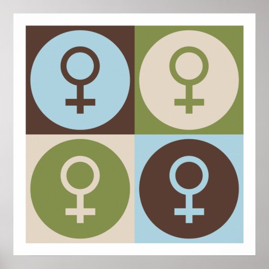 Pop Art Feminism Poster (Vorne)
