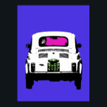 Pop Art Fiat 500, cinquecento, Rom, Italien Poster<br><div class="desc">Ein Bild eines Fiat 500,  cinquecento,  das ich letztes Jahr in Rom gedreht habe,  Ein klassisches Pop-Kunstbild eines großen Vintagen,  Retro,  Autos.</div>