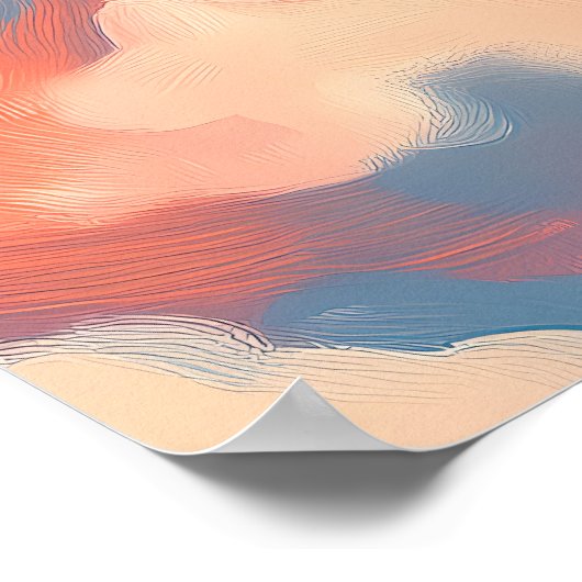 Pop Art Fighter Jet - Hoaring Art in der Luftfahrt Poster (Ecke)