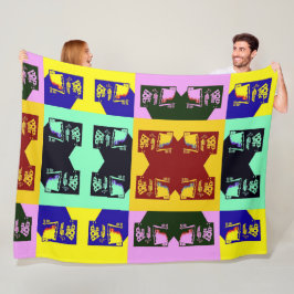 Pop Art Fleecedecke