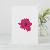 Pop Art Flower | Modern Digital Print Einladung (Stehend Vorderseite)