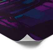 Pop Art Food Truck Street Scene Wall Art Poster (Ecke)