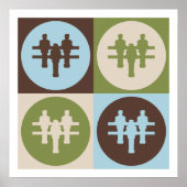 Pop Art Foosball Poster (Vorne)