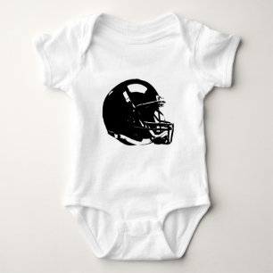 Pop Art Football Helm Baby Strampler