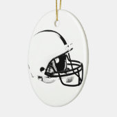 Pop Art Football Helm Keramik Ornament (Links)