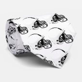 Pop Art Football Helm Krawatte (Gerollt)
