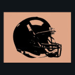 Pop Art Football Helm Poster<br><div class="desc">American Sport Games Digital Artworks - Pop Art Style Football Helmet</div>