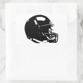 Pop Art Football Helm Rectangle Aufkleber (Tasche)