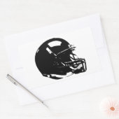 Pop Art Football Helm Rectangle Aufkleber (Umschlag)