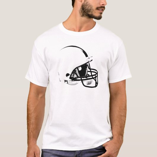 Pop Art Football Helm T-Shirt (Vorderseite)