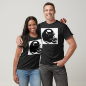 Pop Art Football Helm T-Shirt (Unisex)