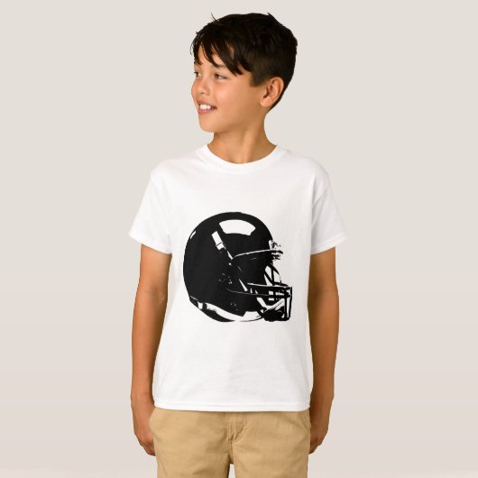 Pop Art Football Helm T-Shirt (Vorne ganz)