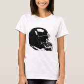 Pop Art Football Helm T-Shirt (Vorderseite)