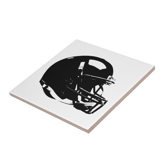 Pop Art Football Helmet Keramik Tile Fliese (Seite)