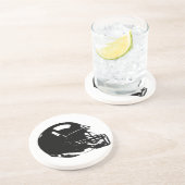 Pop Art Football Helmet Sandstone Untersetzer (Seite)