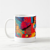 Pop Art Foto Collage Kaffeetasse (Links)