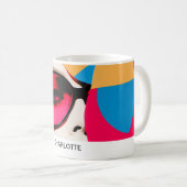 Pop Art Foto Collage Kaffeetasse (VorderseiteRechts)