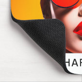Pop Art Foto Collage Mousepad (Ecke)