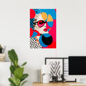 Pop Art Foto Collage Poster (Heimbüro)