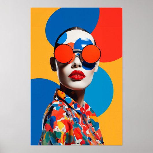 Pop Art Foto Collage Poster (Vorne)