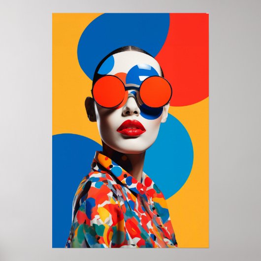 Pop Art Foto Collage Poster (Vorne)