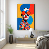 Pop Art Fotocollage Poster