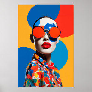 Pop Art Fotocollage  Poster