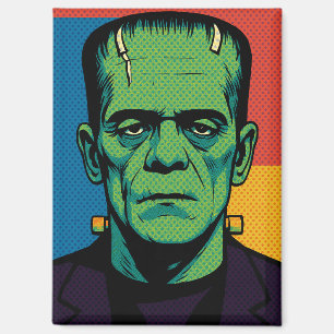 Pop Art Frankenstein Kühlschrankmagnet