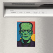 Pop Art Frankenstein Kühlschrankmagnet (In Situ (Geschirrspüler))