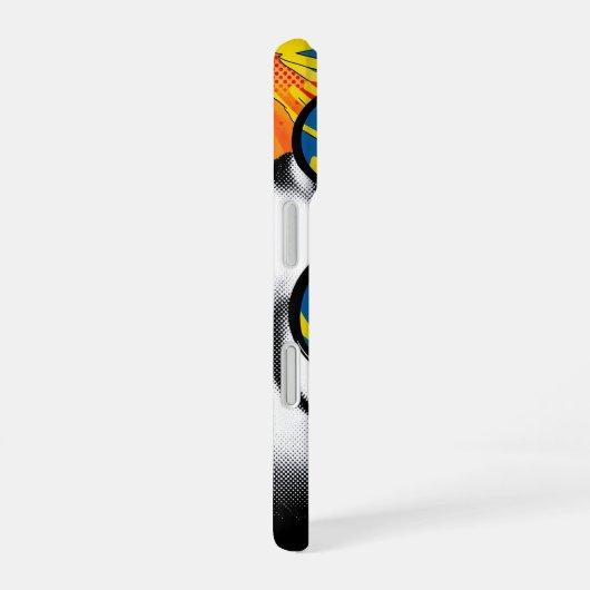 Pop-Art-Frau mit Sonnenbrille iPhone 16 Hülle (Rechte Seite)