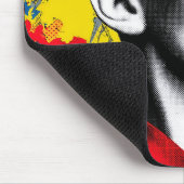 Pop-Art-Frau mit Sonnenbrille Mousepad (Ecke)