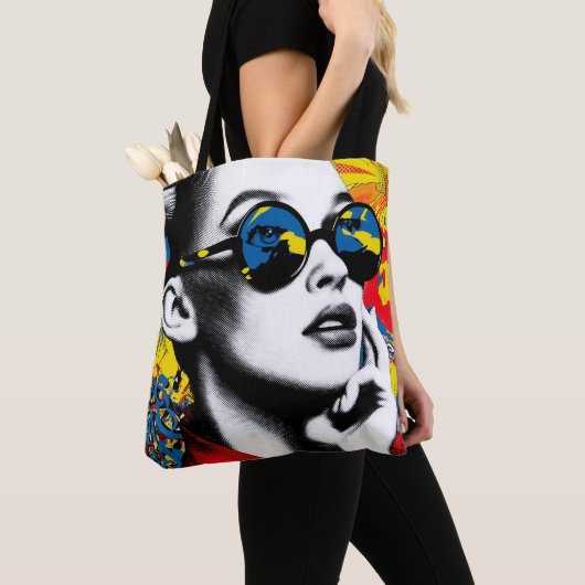 Pop-Art-Frau mit Sonnenbrille Tasche (Von Nahem)