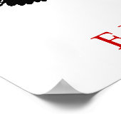 Pop Art Freedom Eagle Landing Poster (Ecke)