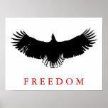 Pop Art Freedom Eagle Landing Poster<br><div class="desc">Freedom & Courage Motivierend Adlerbilder - Furchtlose Adler - Bald-Amerikanische Adlerbilder - Furchtsame Patriotische Adlerköpfe,  Adlerfliegen,  Adlerlandungen</div>