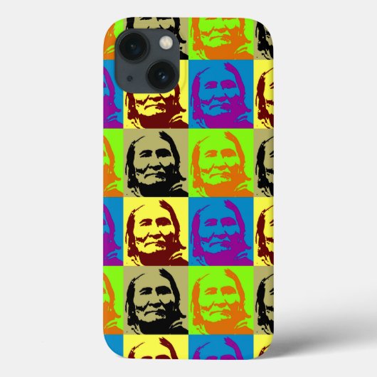 Pop Art Freedom Fighter Geronimo Case-Mate iPhone Hülle (Rückseite)