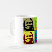 Pop Art Freedom Fighter Geronimo Kaffeetasse (Vorderseite Links)