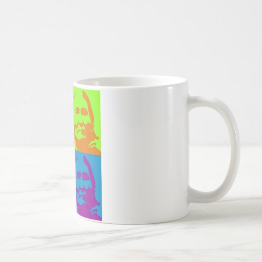Pop Art Freedom Fighter Geronimo Kaffeetasse (Rechts)