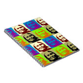 Pop Art Freedom Fighter Geronimo Notizblock (Rechte Seite)