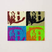 Pop Art Freedom Fighter Geronimo Puzzle (Horizontal)