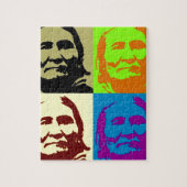 Pop Art Freedom Fighter Geronimo Puzzle (Vertikal)